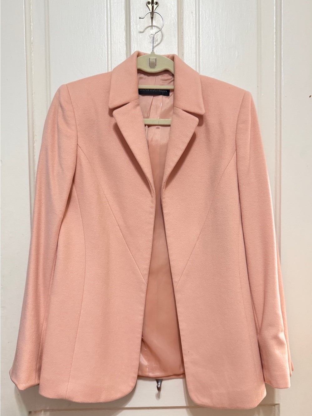 Dana Buchman Soft Pink Tailored Blazer